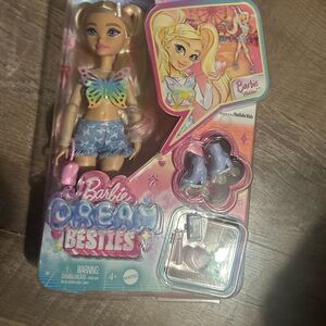 Barbie Dream Besties Doll with Colorful Butterfly Top